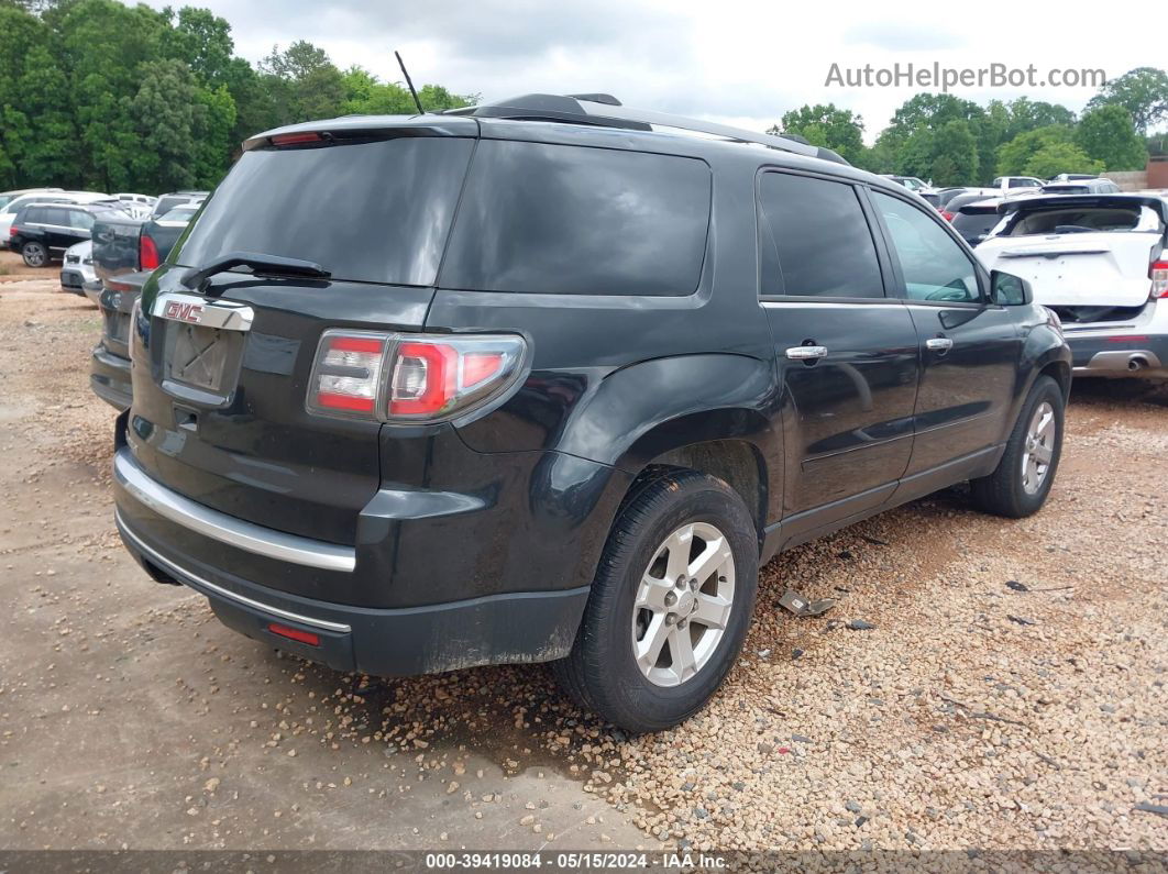 2014 Gmc Acadia Sle-1 Black vin: 1GKKRNED0EJ214032