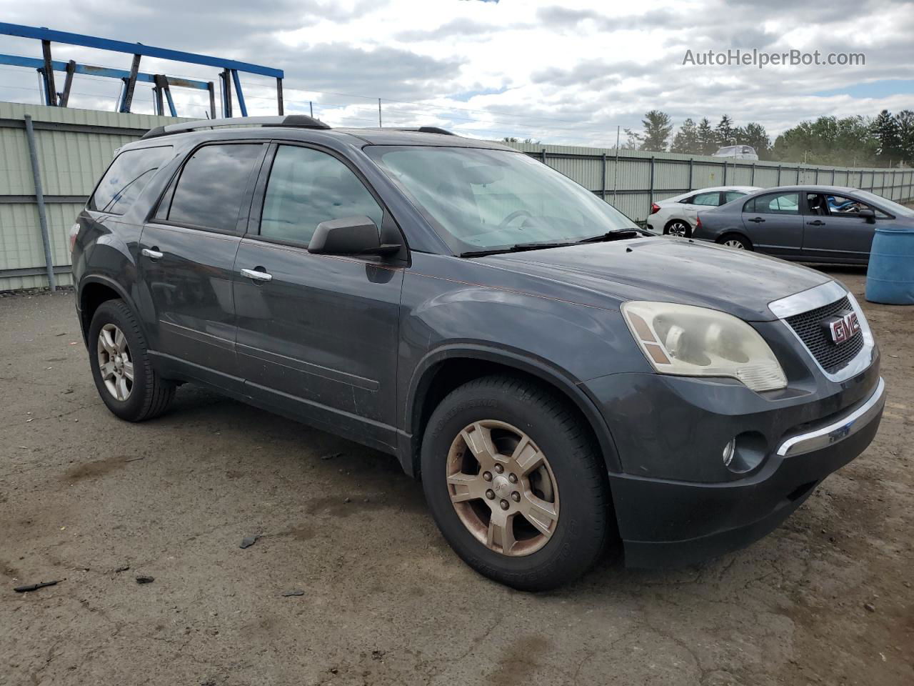 2012 Gmc Acadia Sle Gray vin: 1GKKRNED1CJ355978