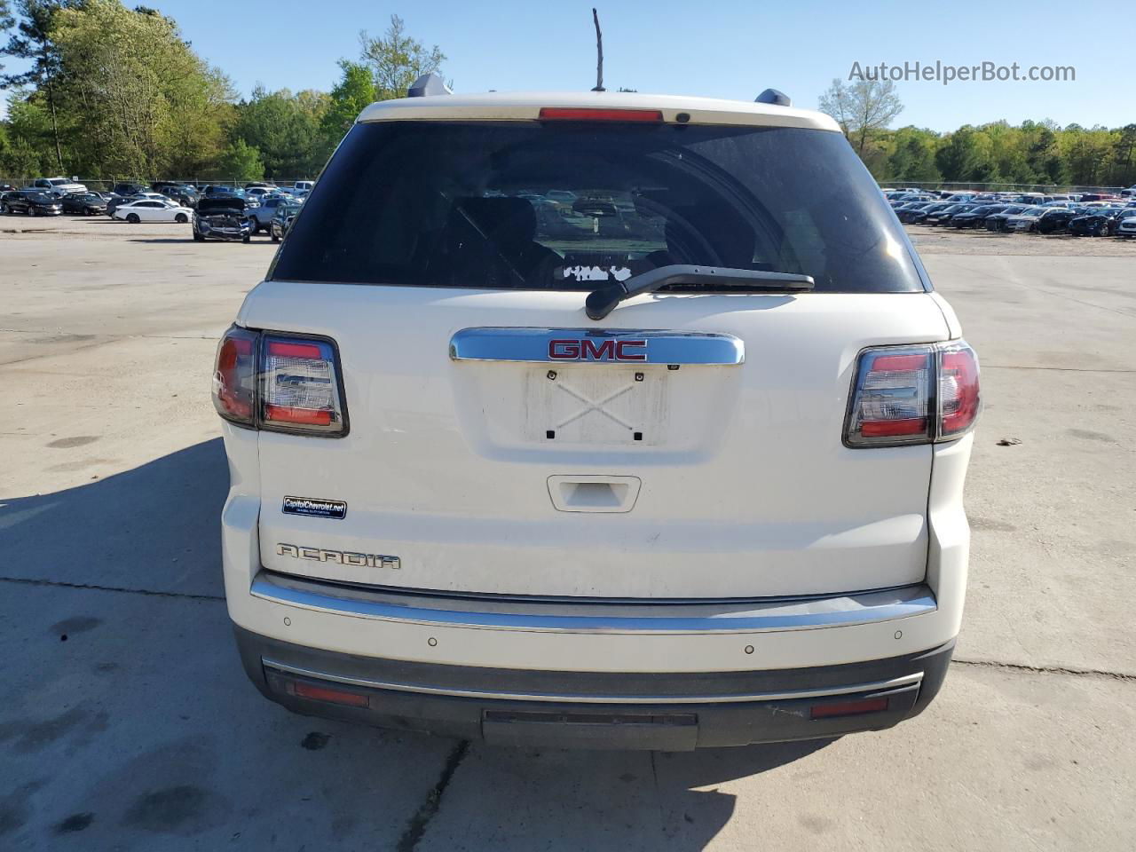 2013 Gmc Acadia Sle Белый vin: 1GKKRNED1DJ192525