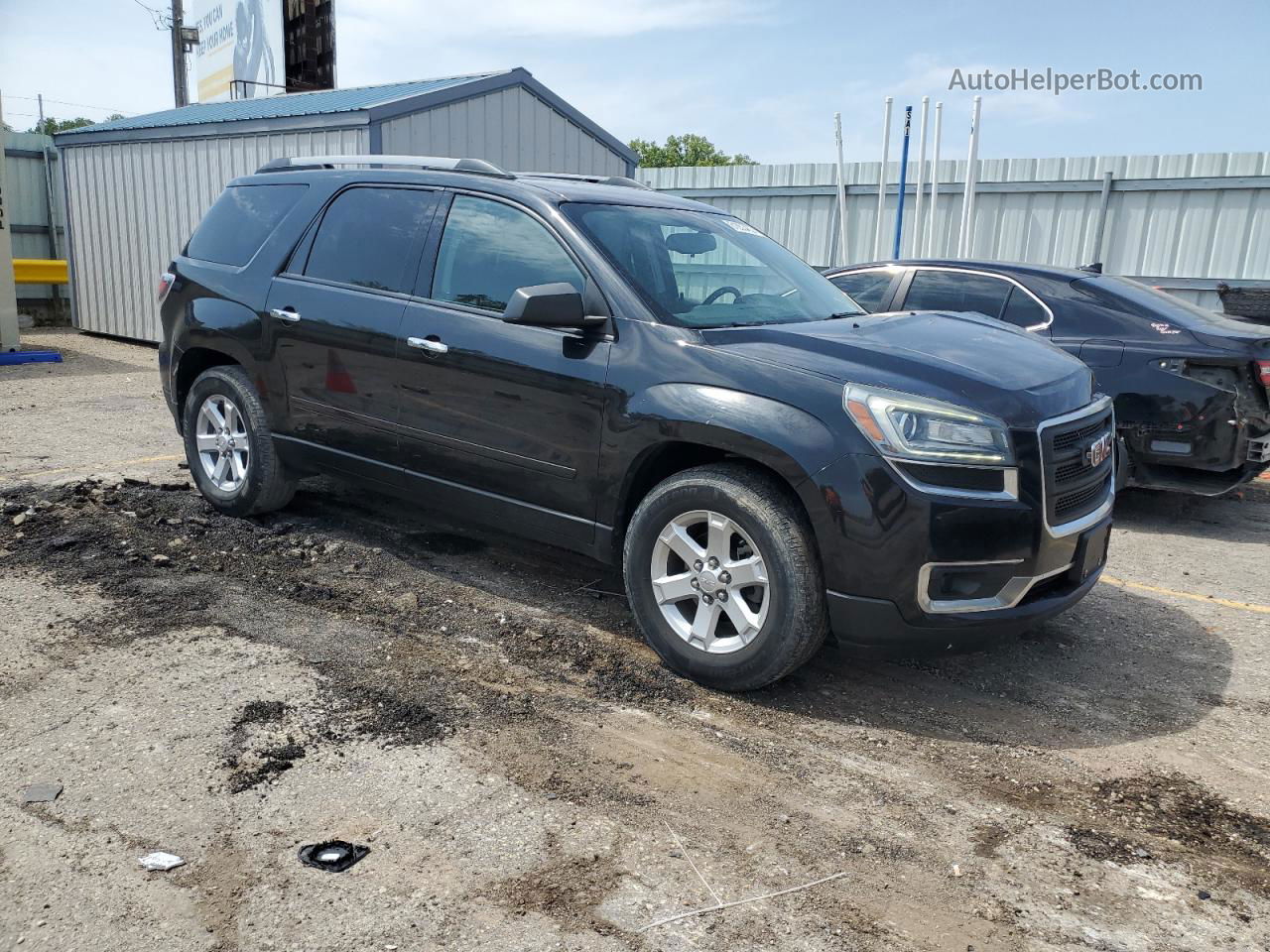 2014 Gmc Acadia Sle Black vin: 1GKKRNED1EJ223533