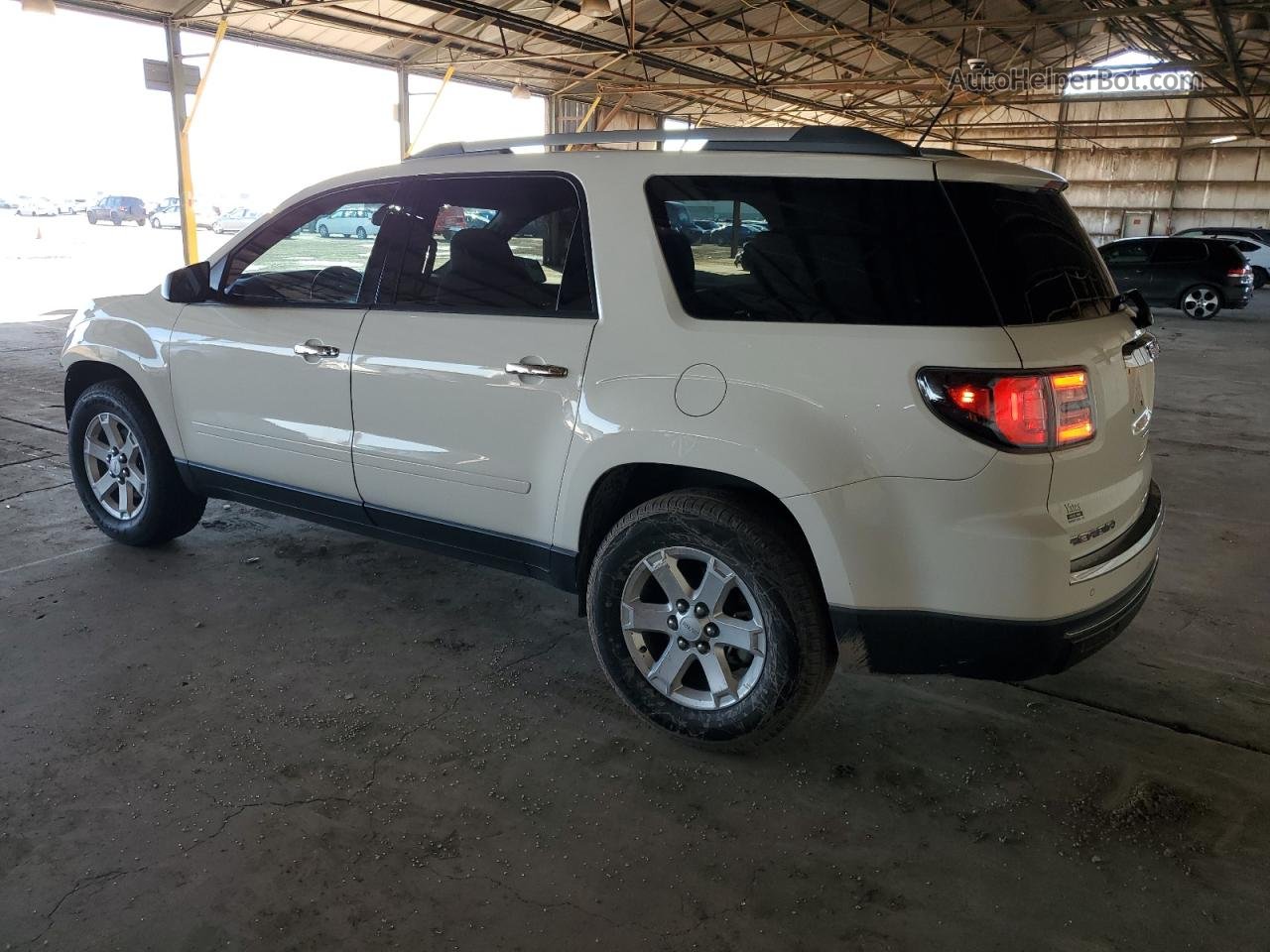 2014 Gmc Acadia Sle White vin: 1GKKRNED1EJ239344