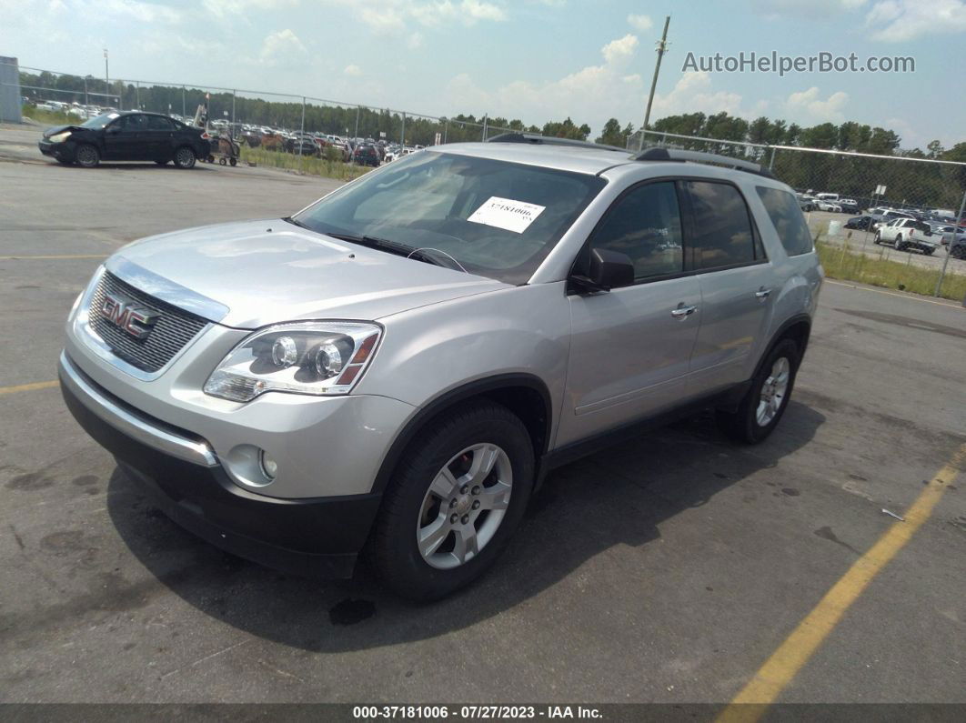 2012 Gmc Acadia Sl Silver vin: 1GKKRNED2CJ209301