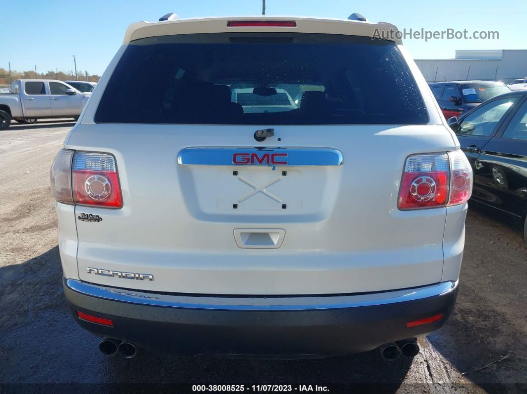 2012 Gmc Acadia Sl Белый vin: 1GKKRNED2CJ315845