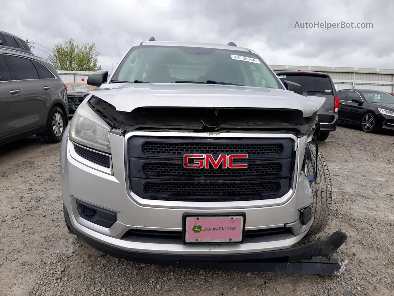 2013 Gmc Acadia Sle Серебряный vin: 1GKKRNED2DJ134505