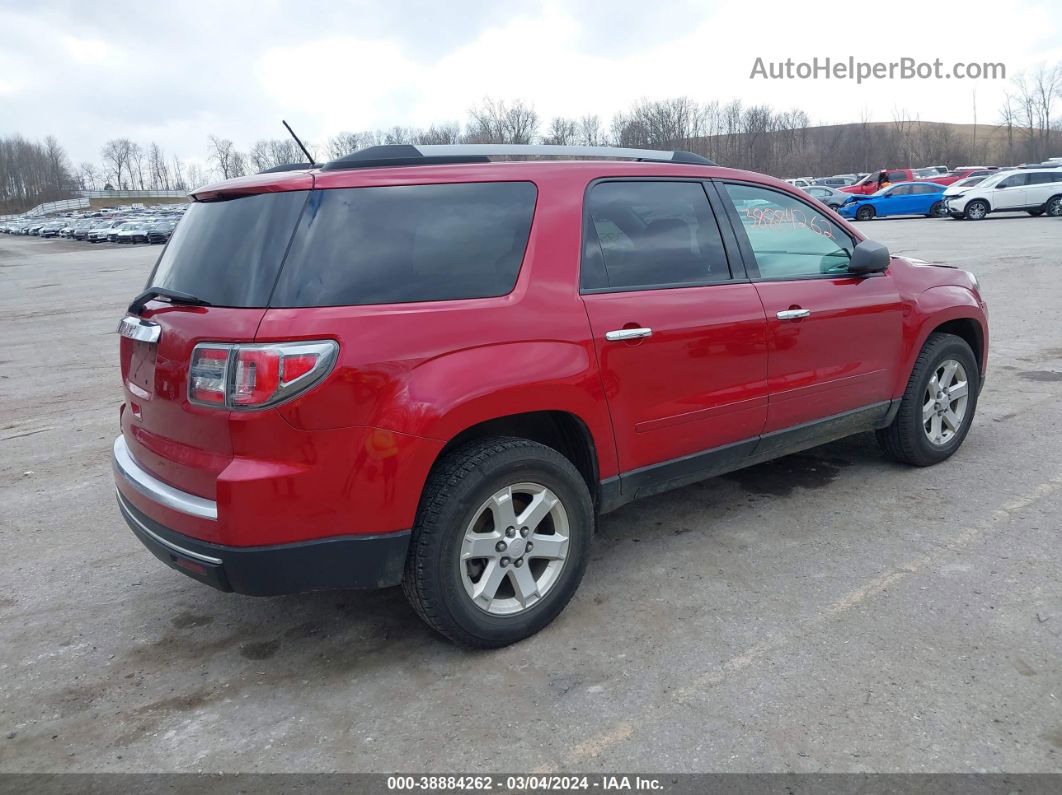 2013 Gmc Acadia Sle-1 Red vin: 1GKKRNED2DJ260816