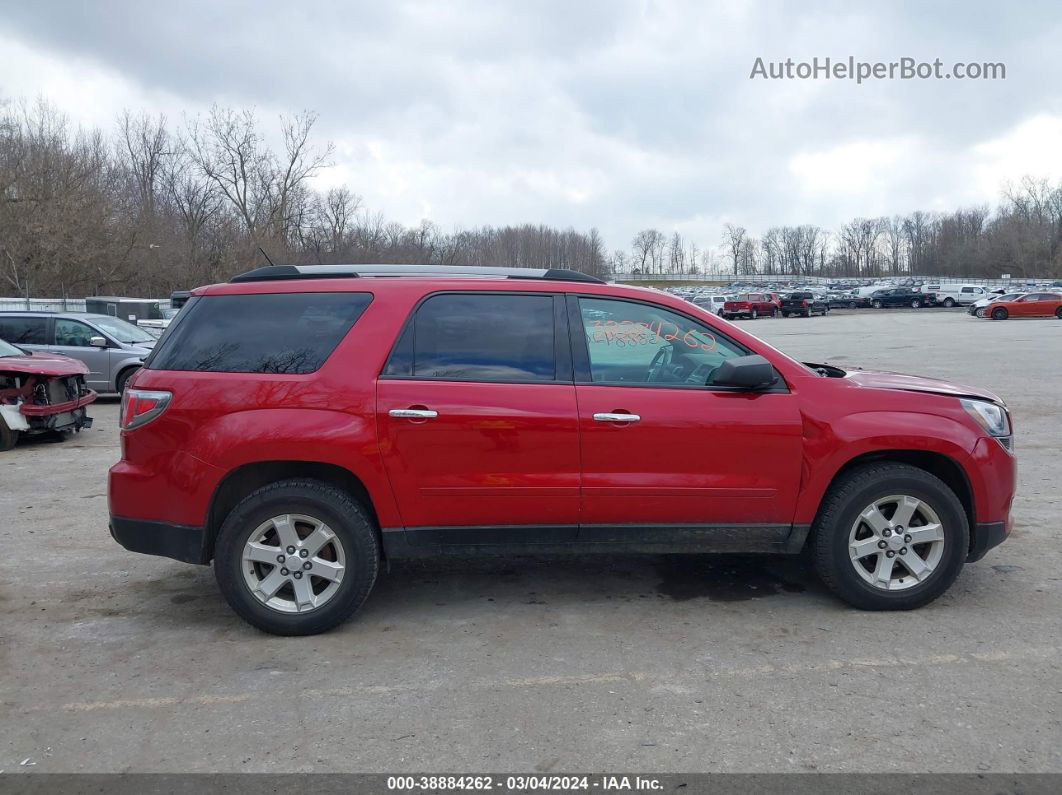 2013 Gmc Acadia Sle-1 Red vin: 1GKKRNED2DJ260816