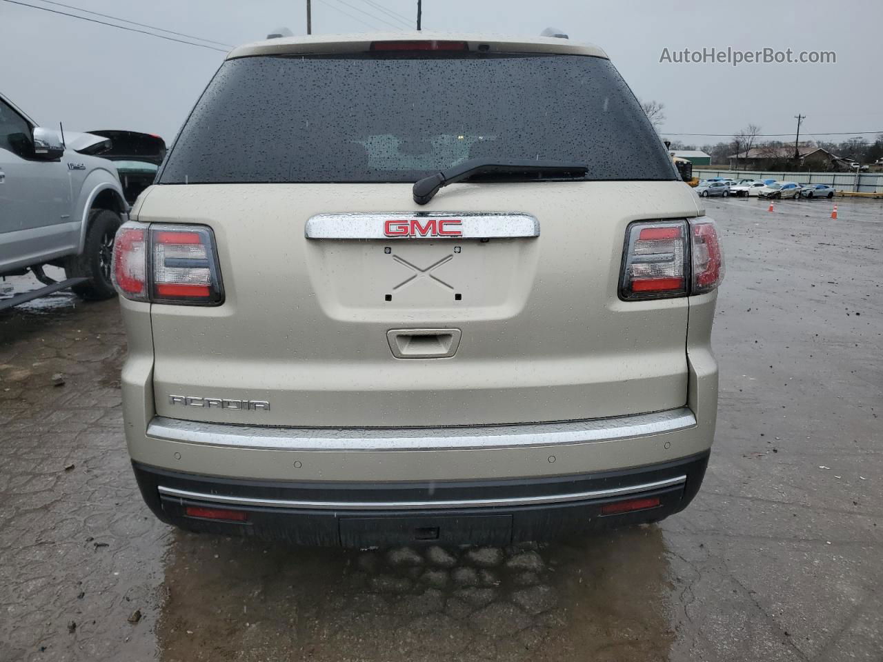 2013 Gmc Acadia Sle Желто-коричневый vin: 1GKKRNED2DJ266972