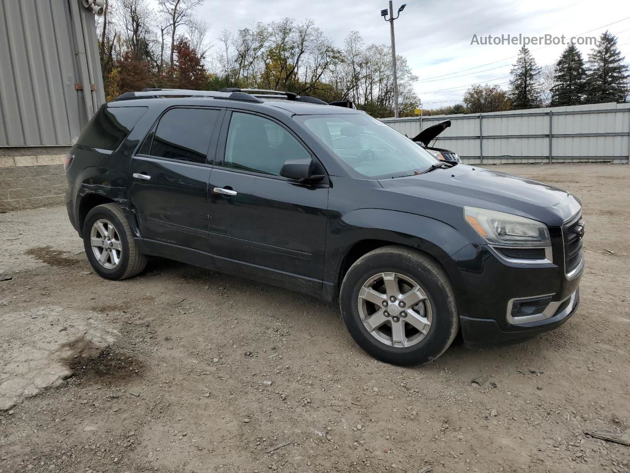 2014 Gmc Acadia Sle Черный vin: 1GKKRNED2EJ215568