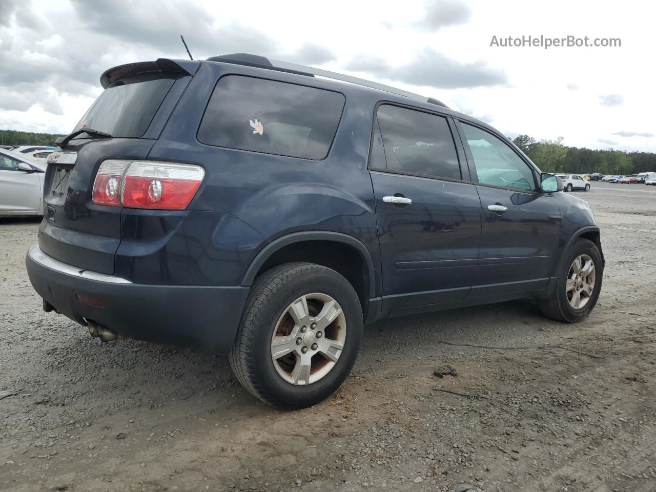 2012 Gmc Acadia Sle Blue vin: 1GKKRNED4CJ186264