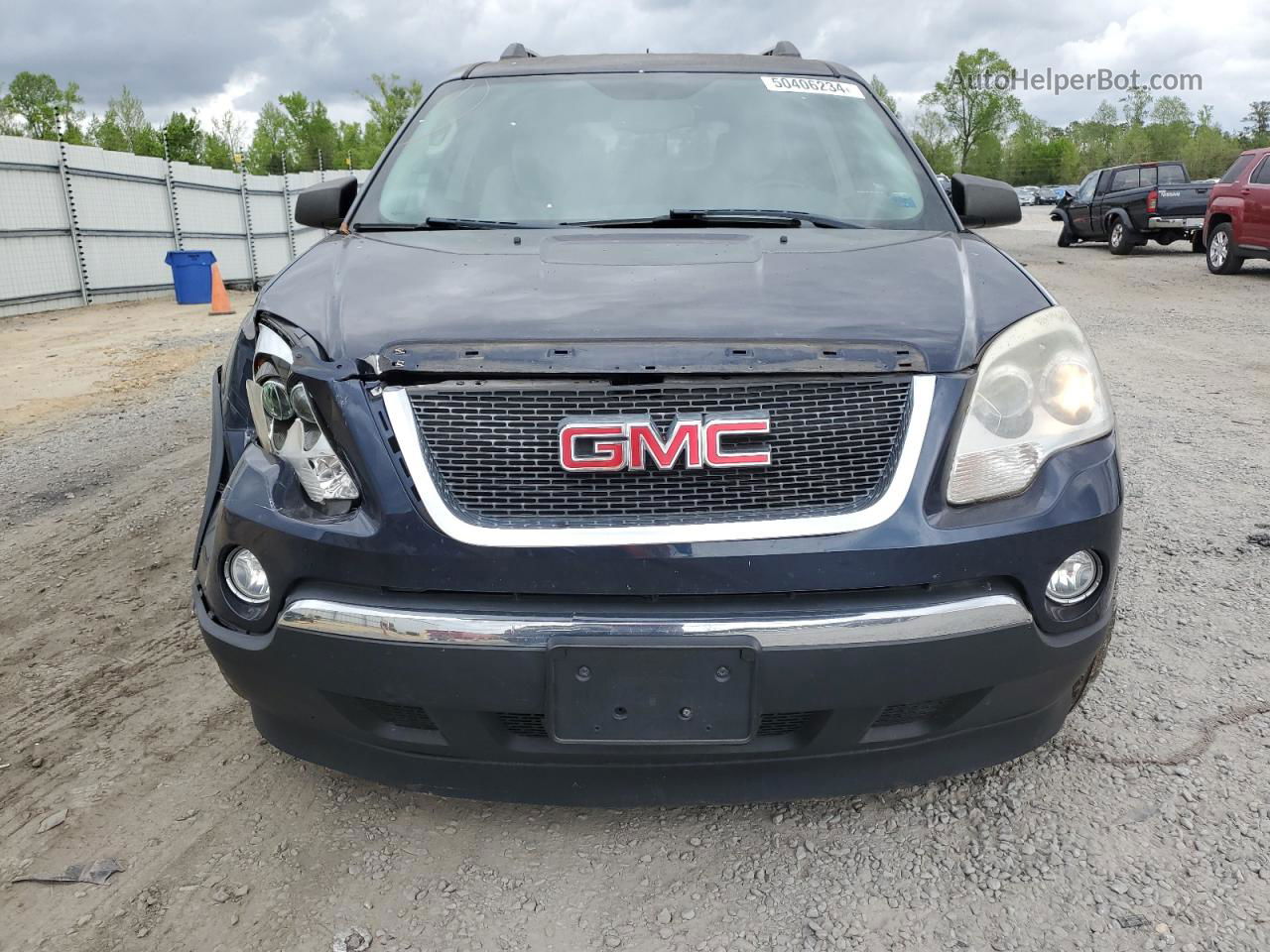 2012 Gmc Acadia Sle Blue vin: 1GKKRNED4CJ186264