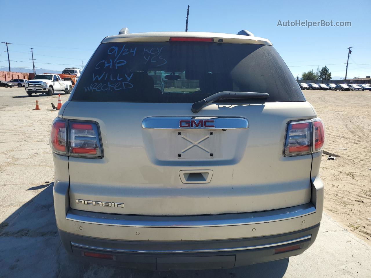 2013 Gmc Acadia Sle Tan vin: 1GKKRNED4DJ259358