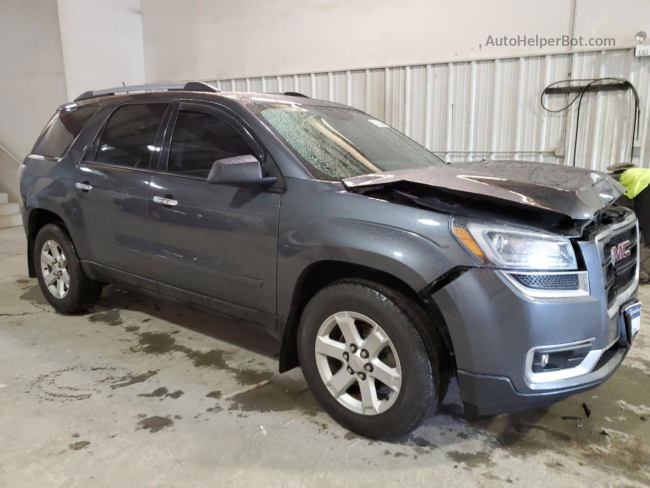 2014 Gmc Acadia Sle Gray vin: 1GKKRNED4EJ270149