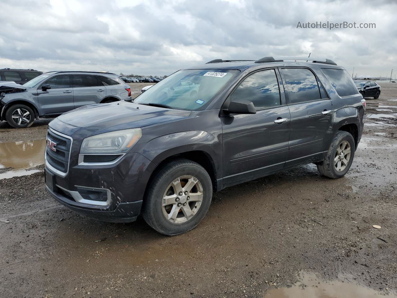 2015 Gmc Acadia Sle Угольный vin: 1GKKRNED4FJ358409