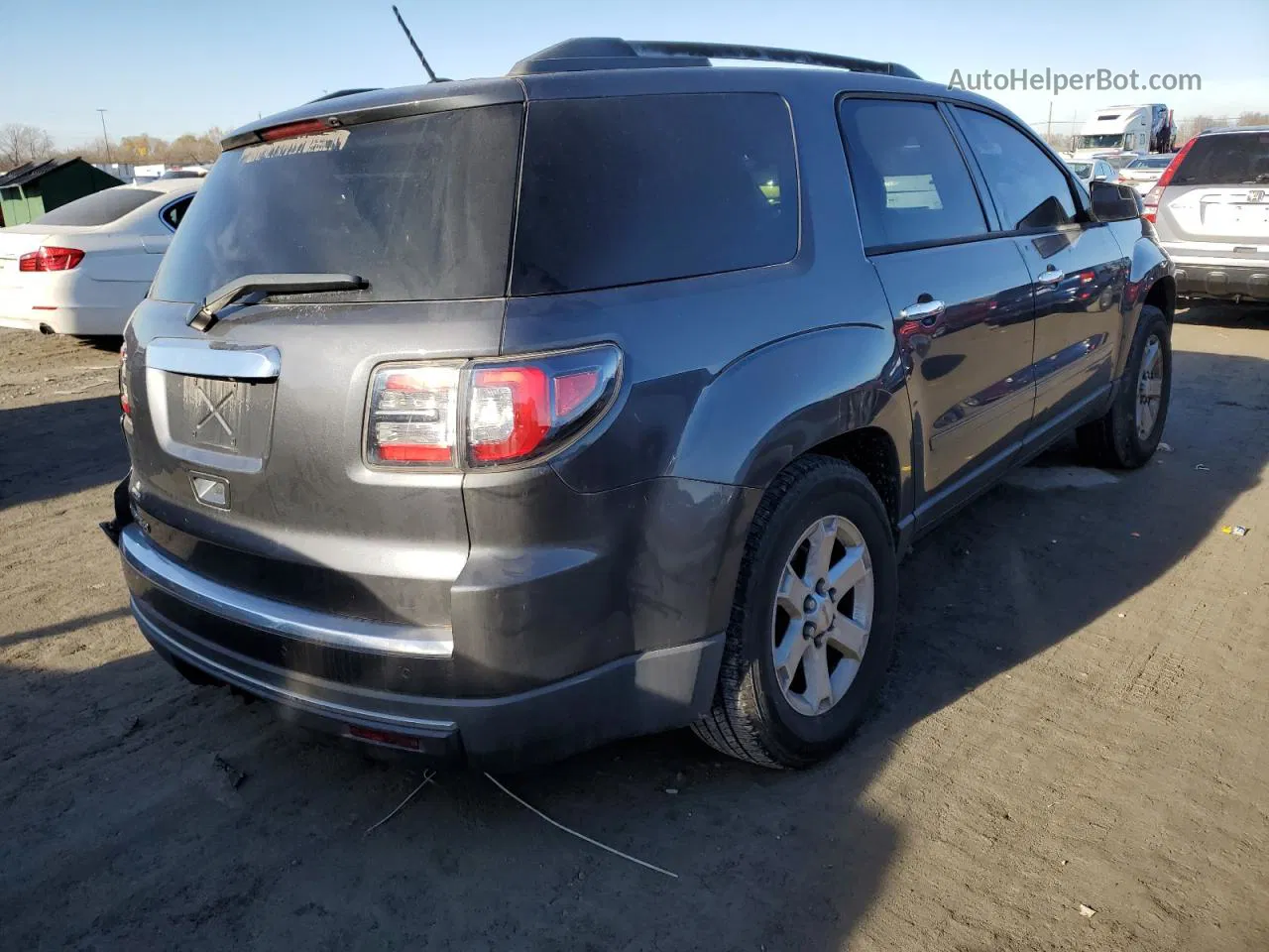 2013 Gmc Acadia Sle Gray vin: 1GKKRNED5DJ142968