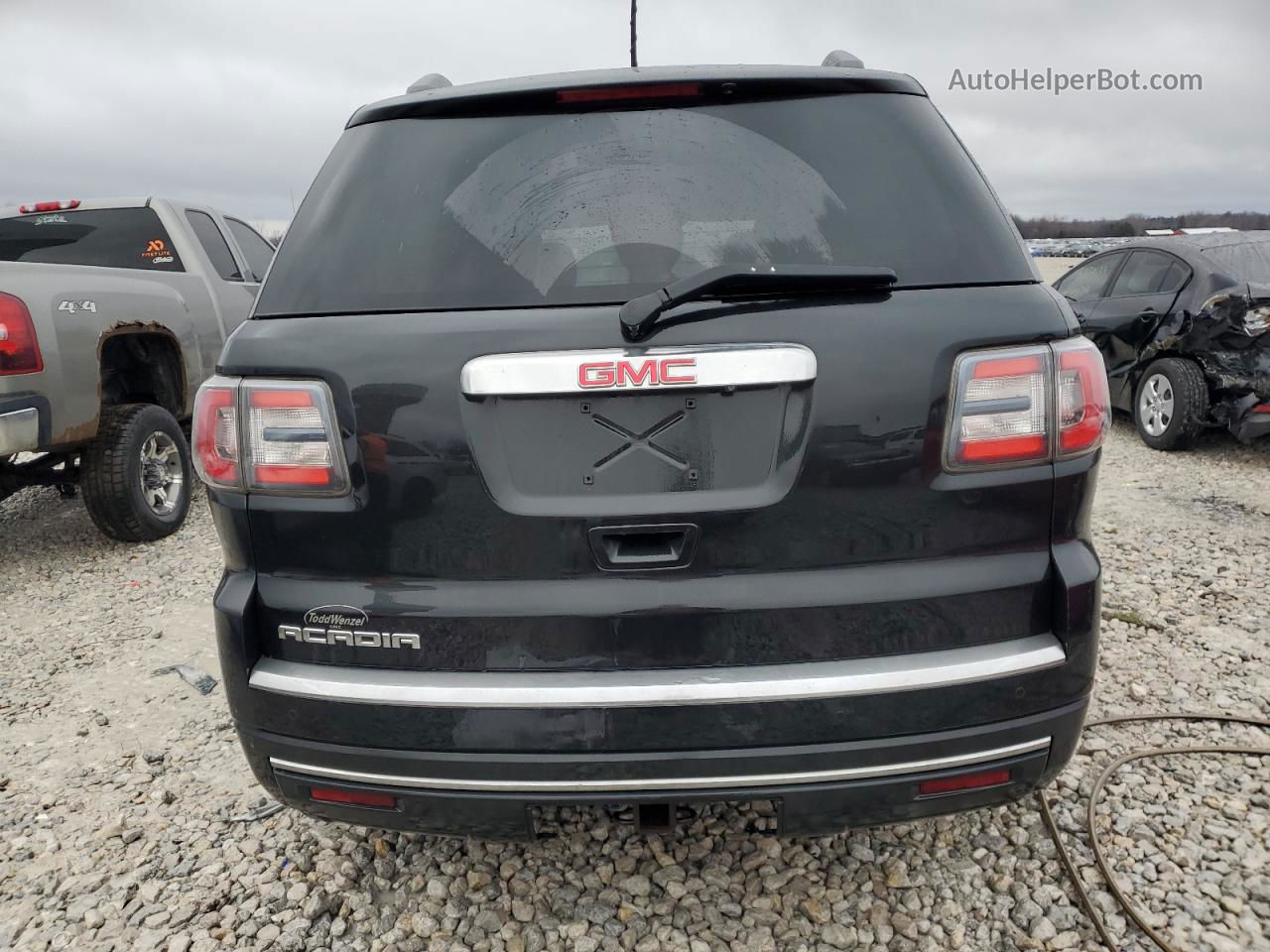 2014 Gmc Acadia Sle Black vin: 1GKKRNED5EJ174823