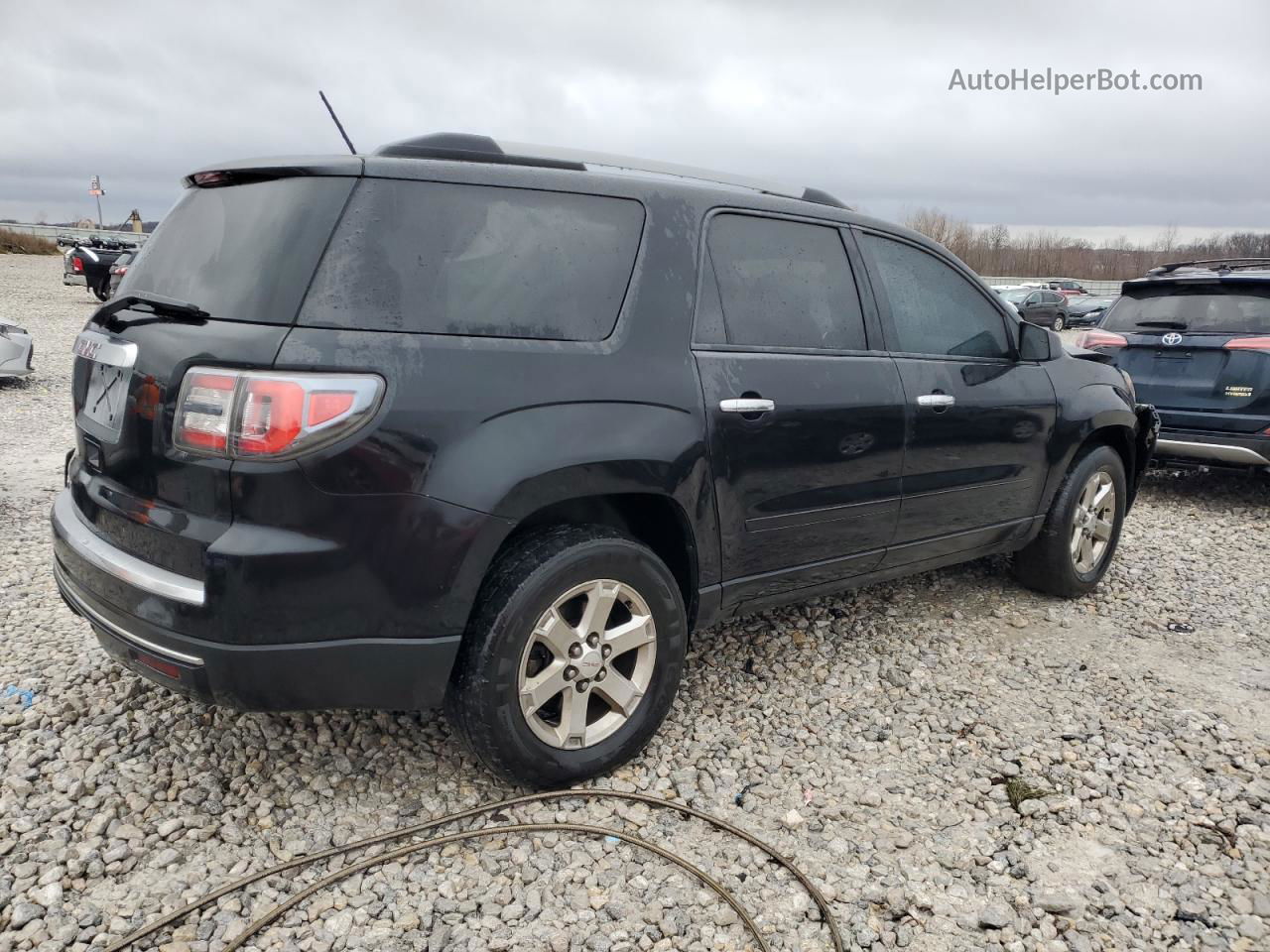 2014 Gmc Acadia Sle Black vin: 1GKKRNED5EJ174823