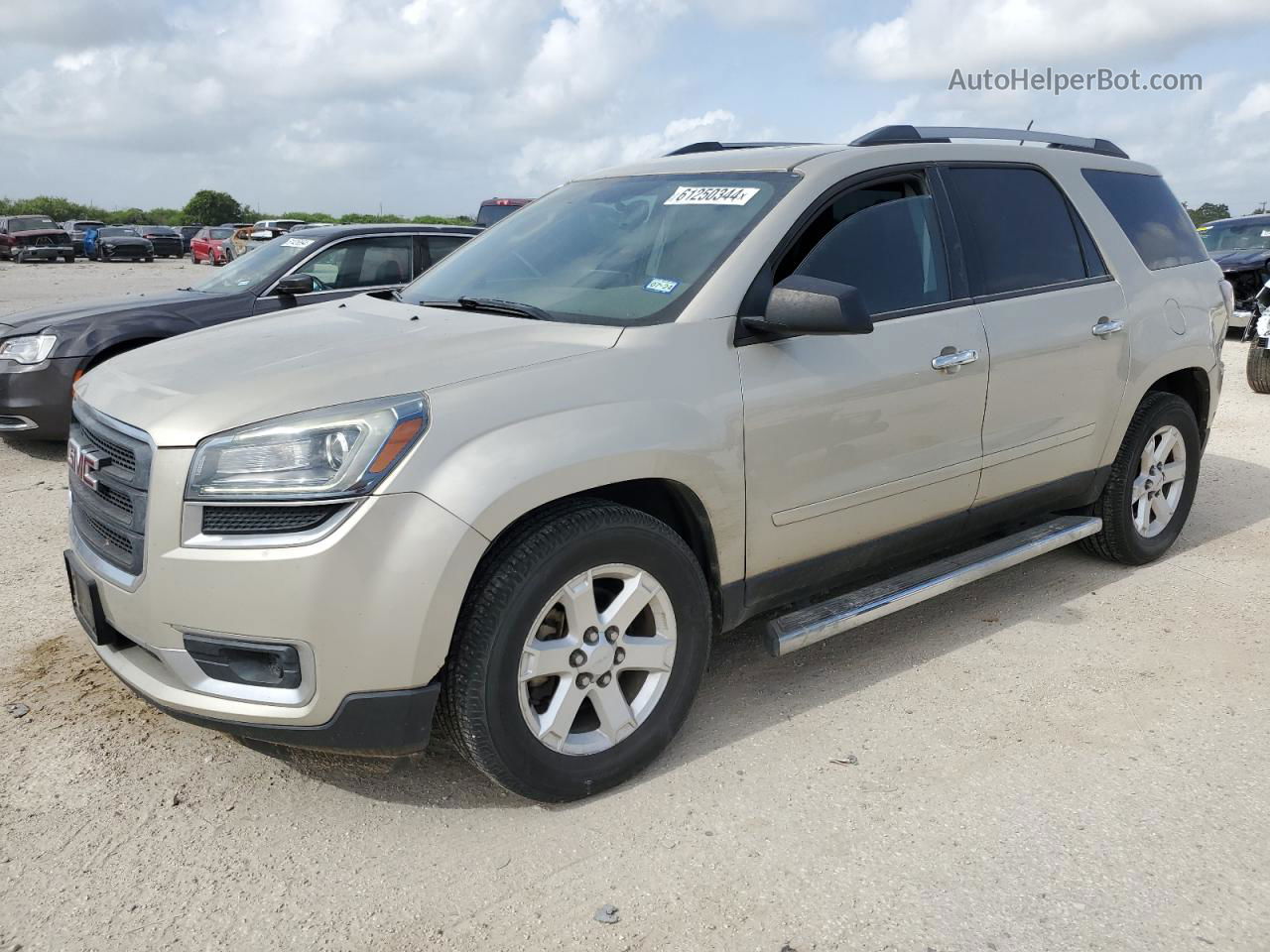 2014 Gmc Acadia Sle Tan vin: 1GKKRNED5EJ177737