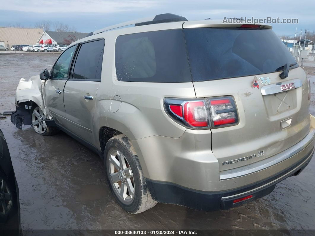 2014 Gmc Acadia Sle-1 Gold vin: 1GKKRNED5EJ201082