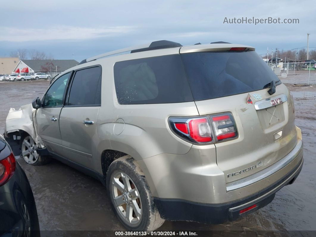 2014 Gmc Acadia Sle-1 Gold vin: 1GKKRNED5EJ201082