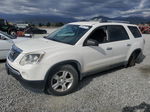 2012 Gmc Acadia Sle White vin: 1GKKRNED6CJ198965