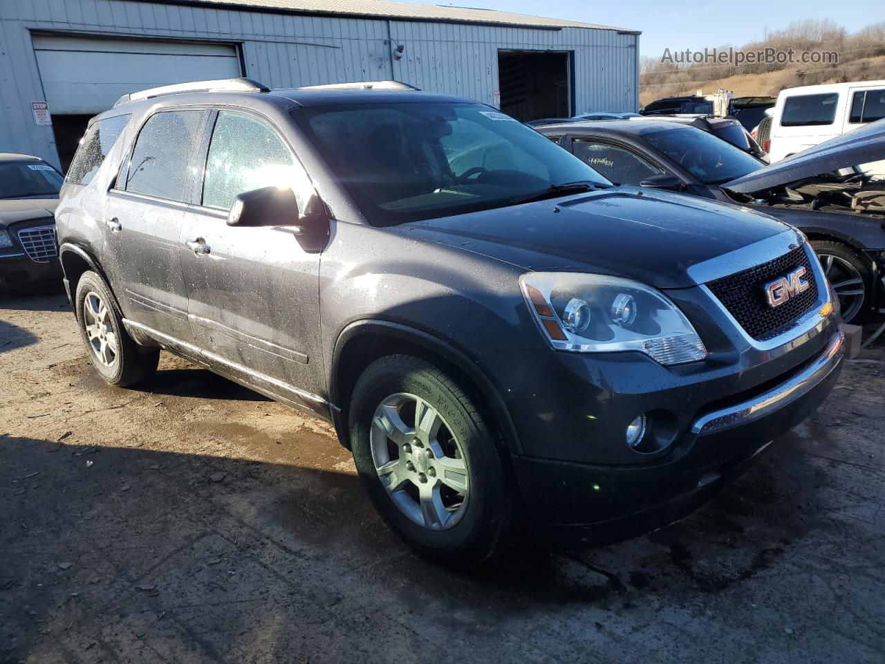 2012 Gmc Acadia Sle Gray vin: 1GKKRNED6CJ368080