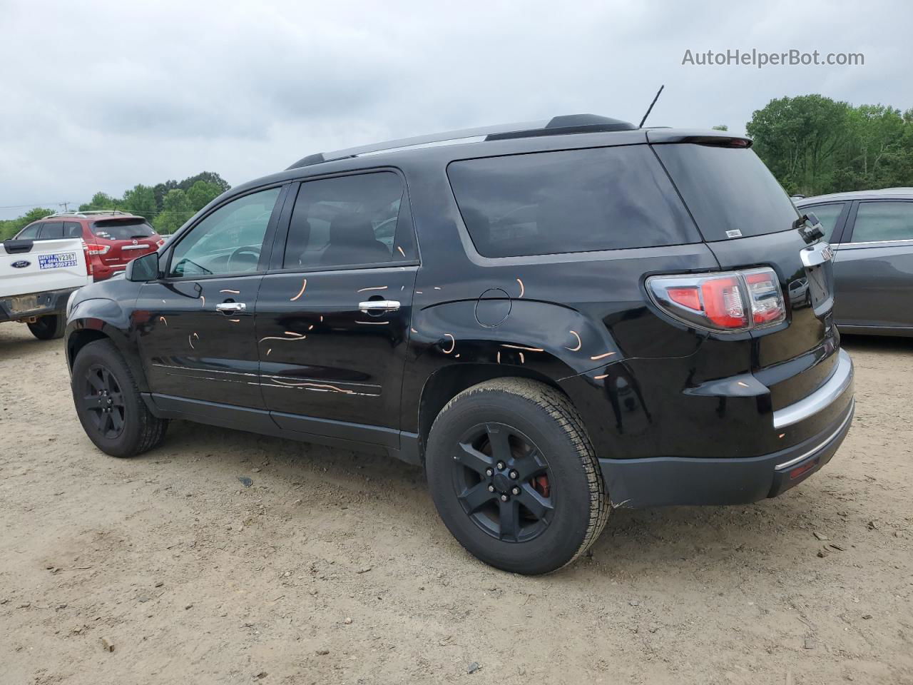 2013 Gmc Acadia Sle Black vin: 1GKKRNED6DJ254338