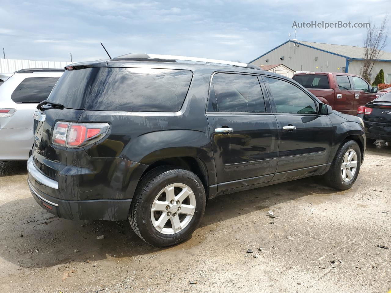 2014 Gmc Acadia Sle Черный vin: 1GKKRNED6EJ243311