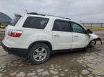 2012 Gmc Acadia Sle White vin: 1GKKRNED7CJ102776