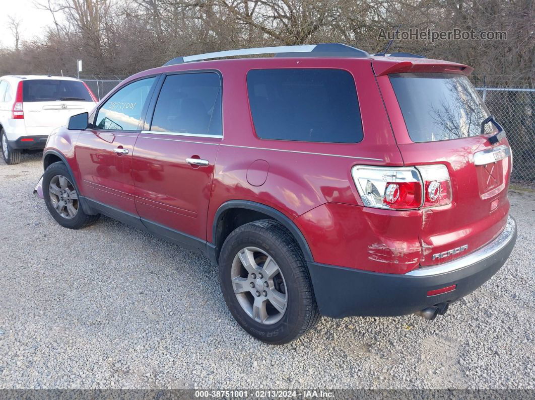 2012 Gmc Acadia Sl Красный vin: 1GKKRNED7CJ138712