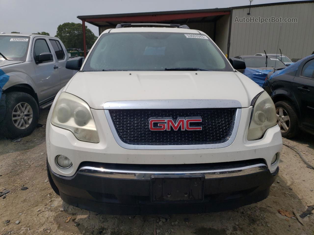 2012 Gmc Acadia Sle Белый vin: 1GKKRNED7CJ171662