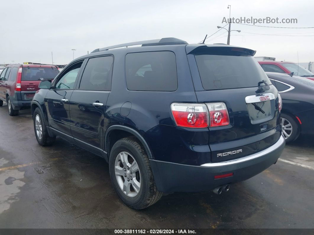 2012 Gmc Acadia Sl Blue vin: 1GKKRNED7CJ290747