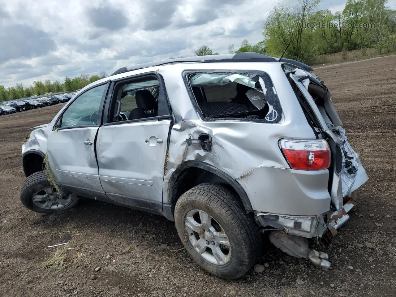 2012 Gmc Acadia Sle Серебряный vin: 1GKKRNED7CJ301066