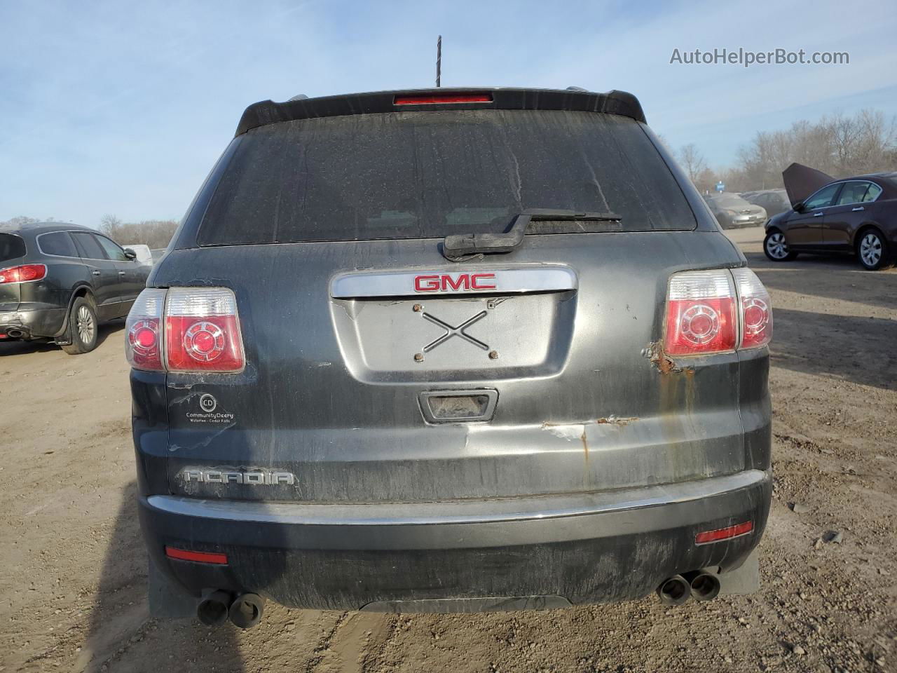 2012 Gmc Acadia Sle Gray vin: 1GKKRNED7CJ305358