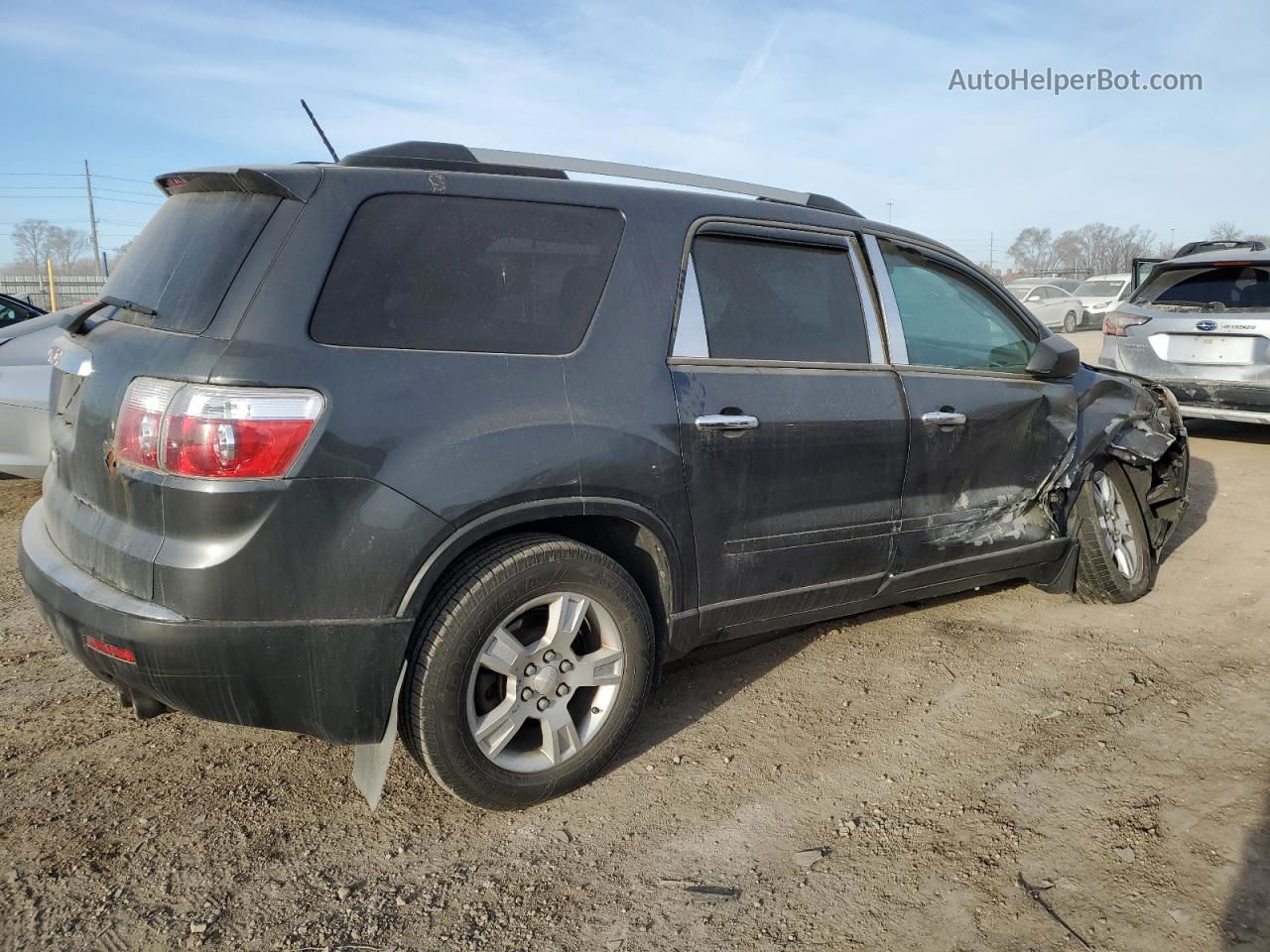 2012 Gmc Acadia Sle Gray vin: 1GKKRNED7CJ305358