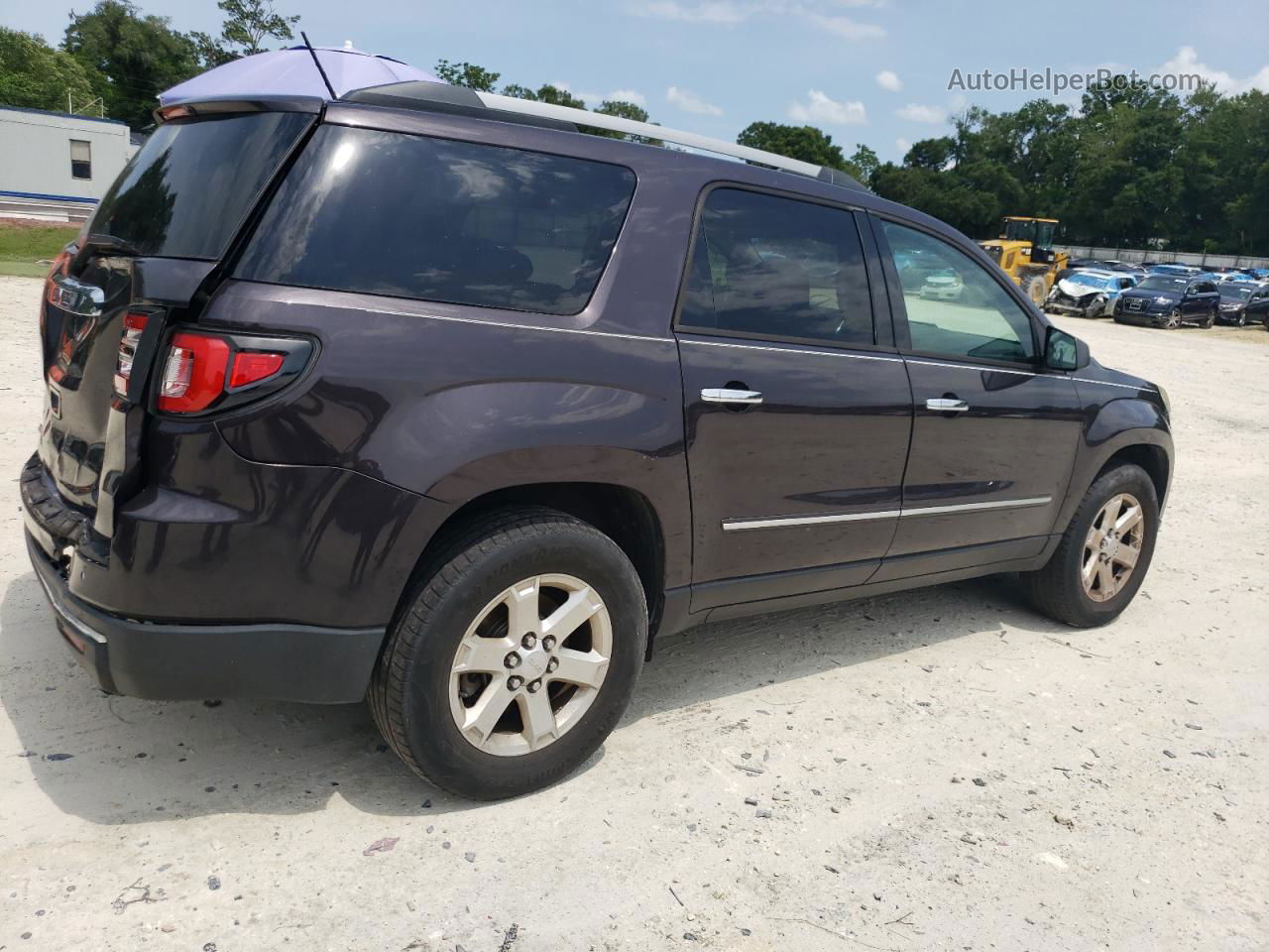 2015 Gmc Acadia Sle Purple vin: 1GKKRNED7FJ130596