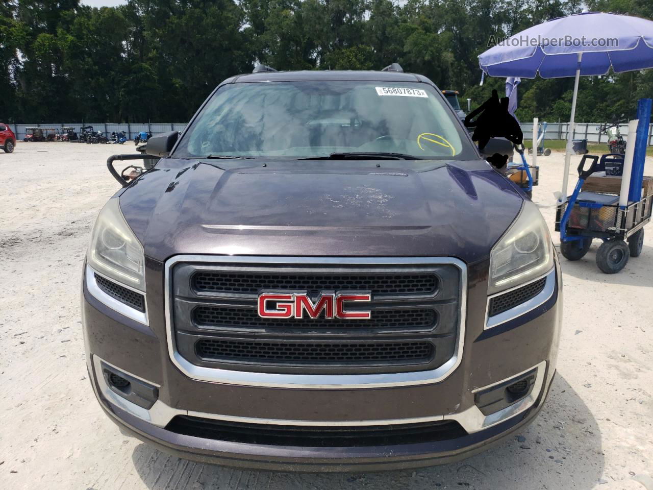 2015 Gmc Acadia Sle Фиолетовый vin: 1GKKRNED7FJ130596