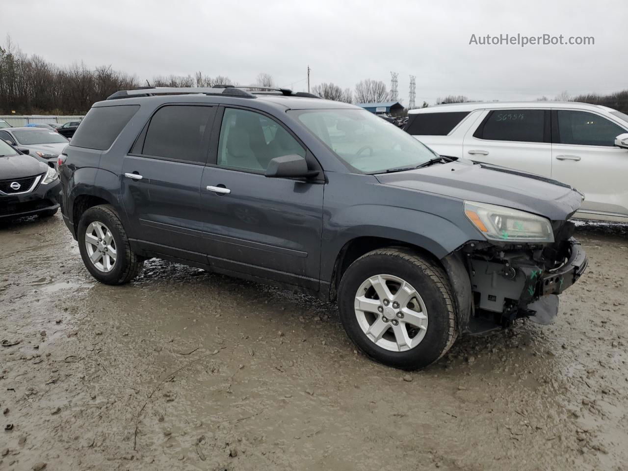 2013 Gmc Acadia Sle Серый vin: 1GKKRNED8DJ208431