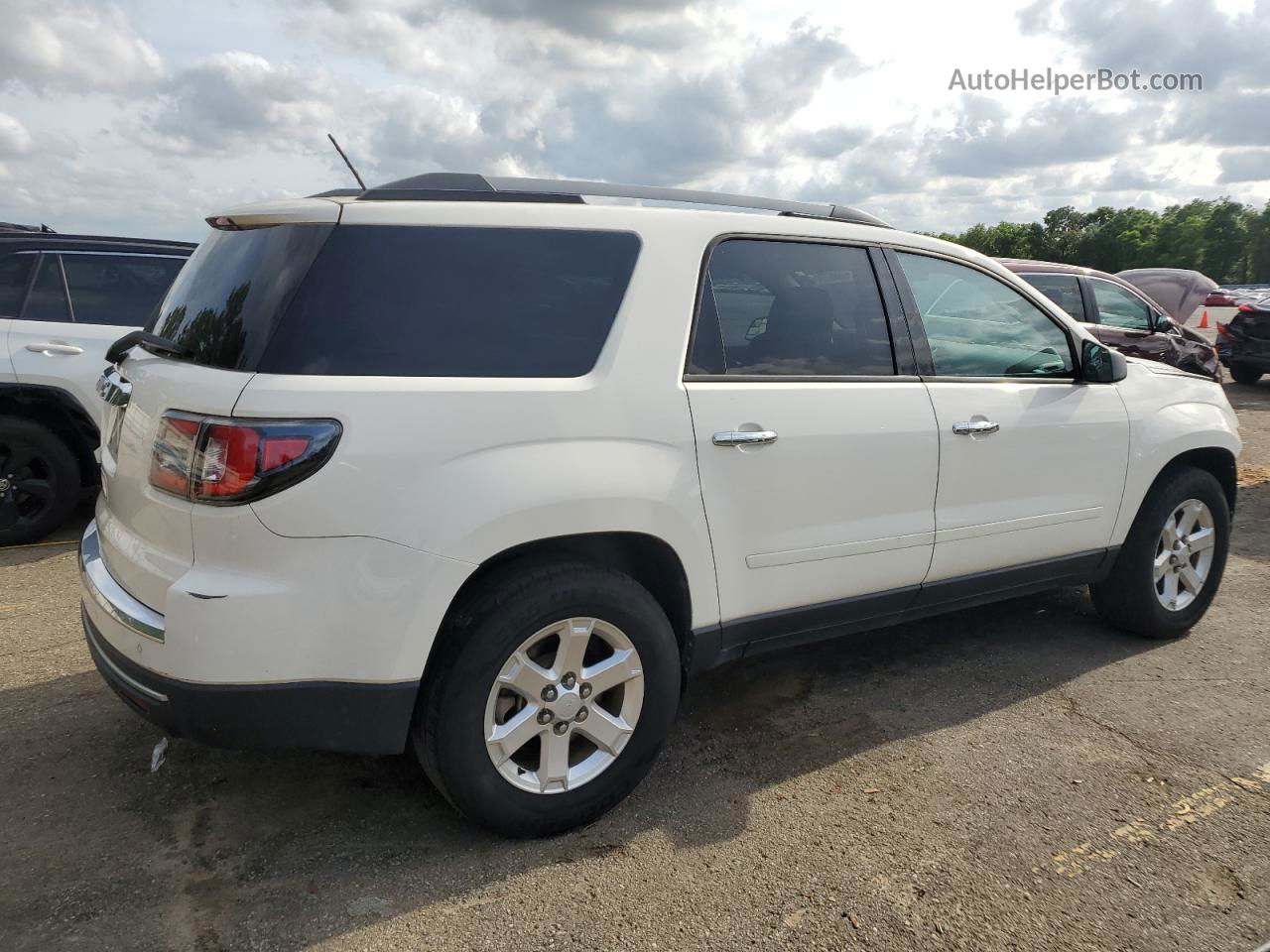 2014 Gmc Acadia Sle Белый vin: 1GKKRNED8EJ291490