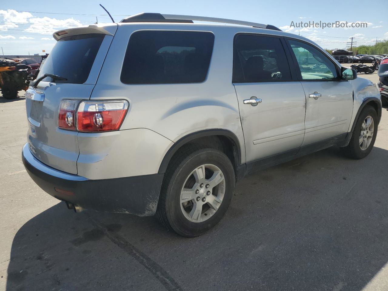 2012 Gmc Acadia Sle Silver vin: 1GKKRNED9CJ413447