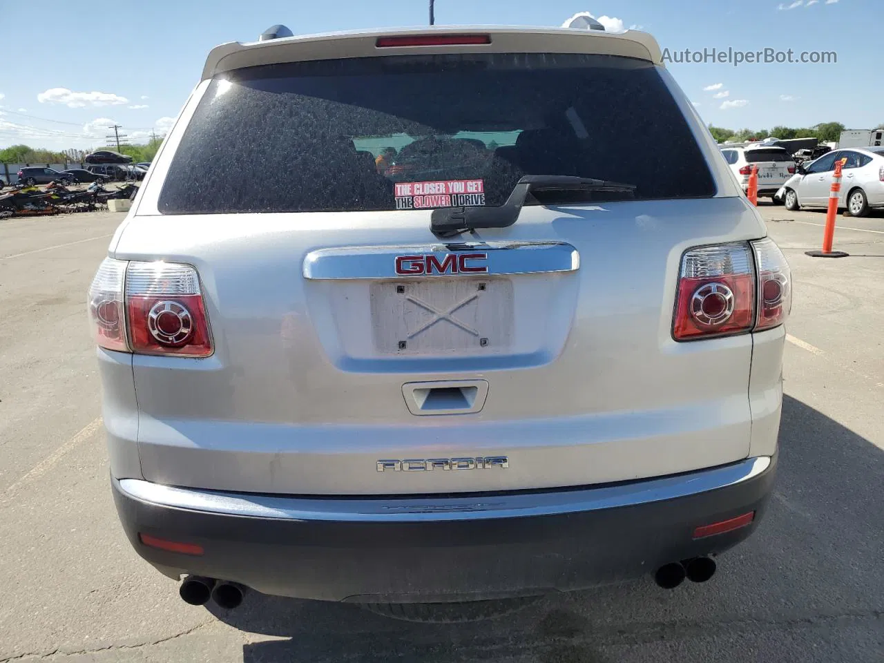 2012 Gmc Acadia Sle Silver vin: 1GKKRNED9CJ413447