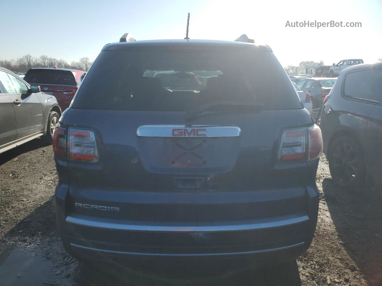 2013 Gmc Acadia Sle Синий vin: 1GKKRNED9DJ140639