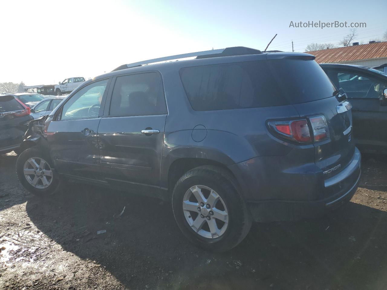 2013 Gmc Acadia Sle Синий vin: 1GKKRNED9DJ140639