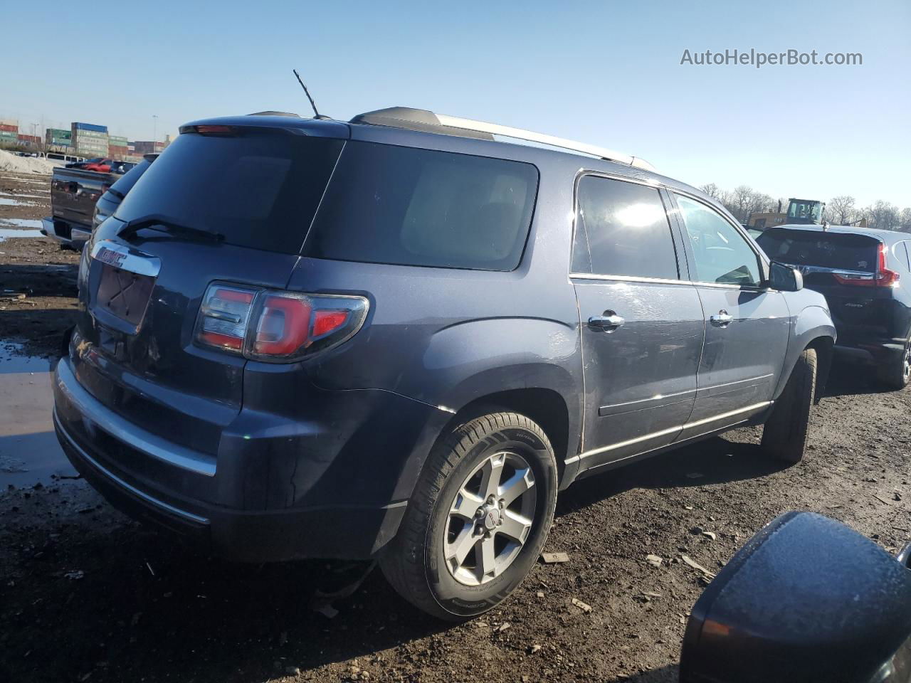 2013 Gmc Acadia Sle Синий vin: 1GKKRNED9DJ140639