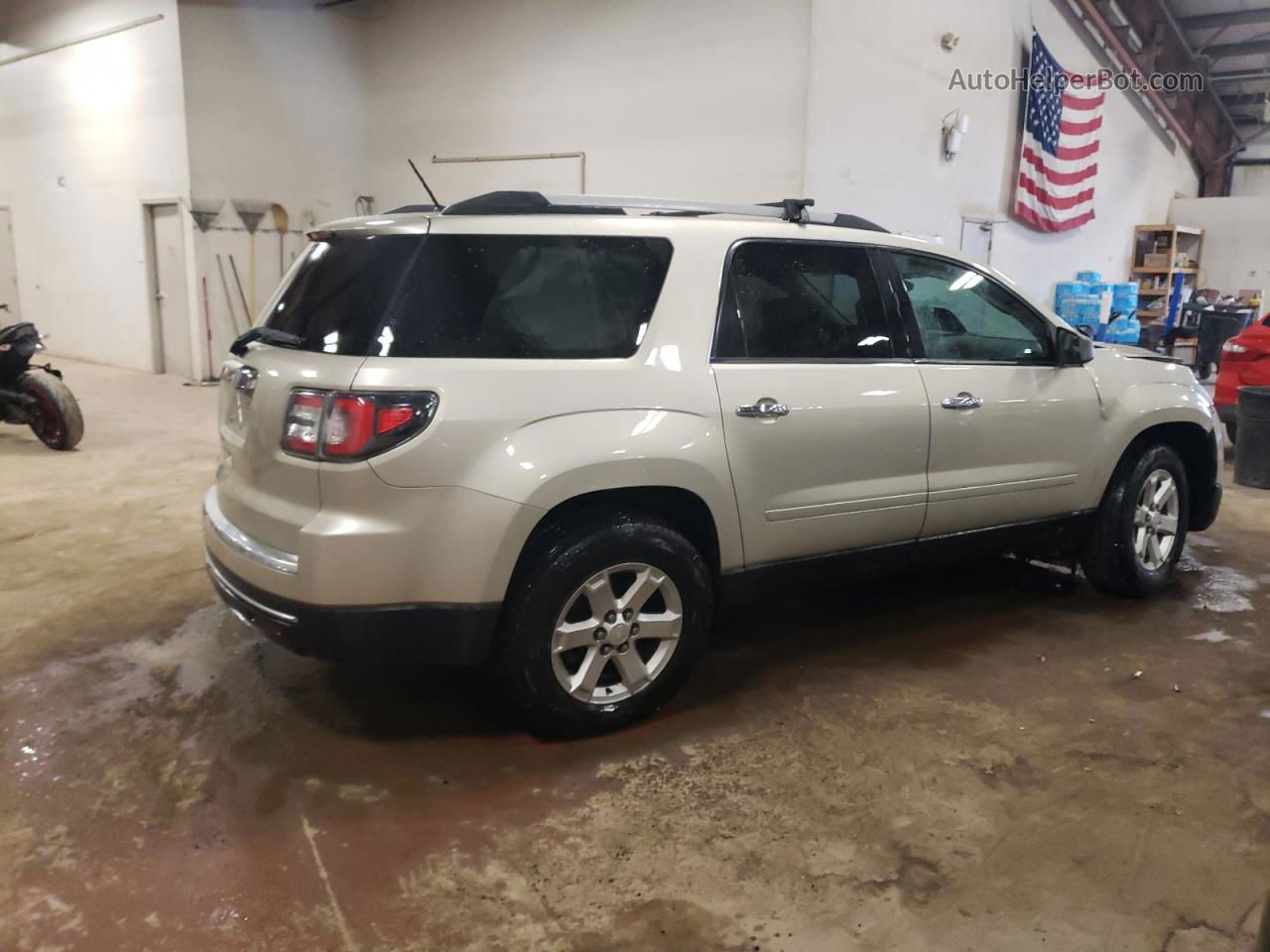 2014 Gmc Acadia Sle Gold vin: 1GKKRNED9EJ214062