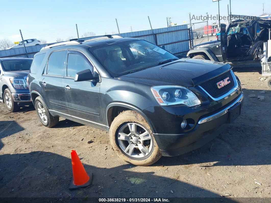 2012 Gmc Acadia Sl Черный vin: 1GKKRNEDXCJ370771