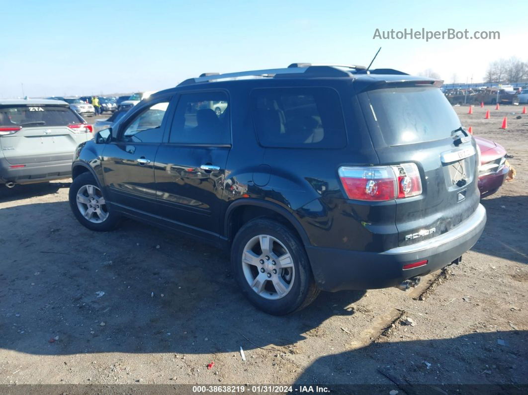 2012 Gmc Acadia Sl Black vin: 1GKKRNEDXCJ370771