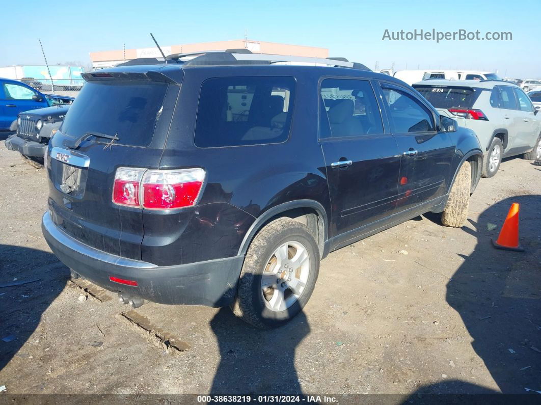 2012 Gmc Acadia Sl Черный vin: 1GKKRNEDXCJ370771