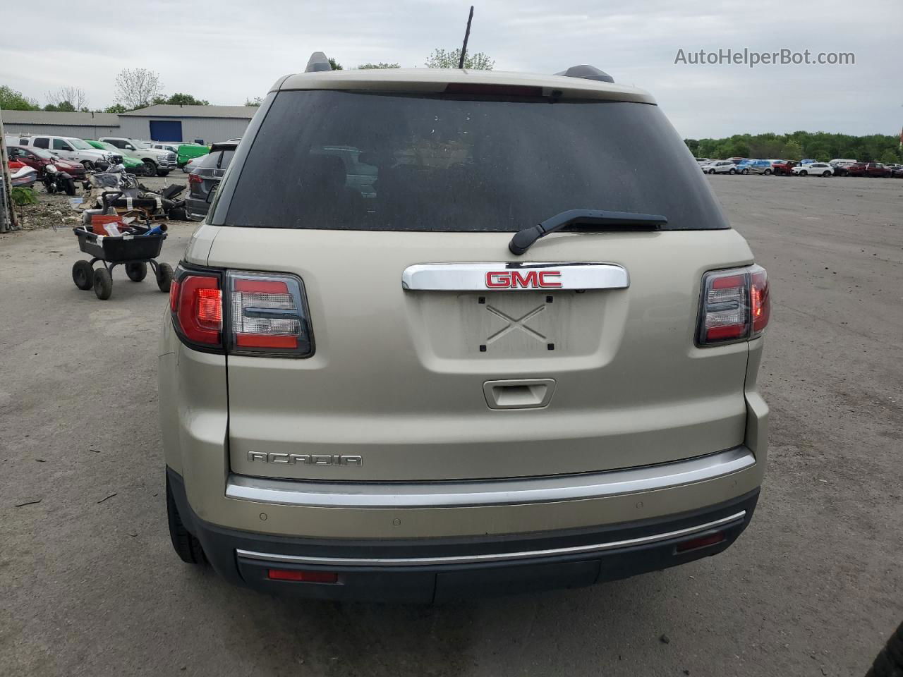 2013 Gmc Acadia Sle Beige vin: 1GKKRNEDXDJ190773