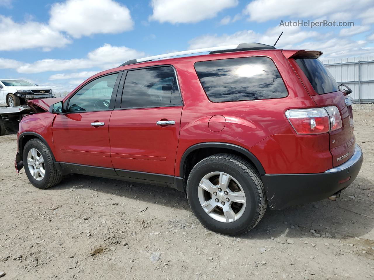 2012 Gmc Acadia Sle Red vin: 1GKKRPED0CJ114084