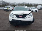 2012 Gmc Acadia Sle White vin: 1GKKRPED0CJ140247